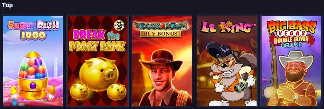 Top giochi slot su Sportaza Casino